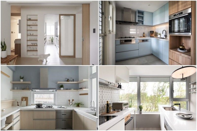 Decoração geral de cozinhas para famílias